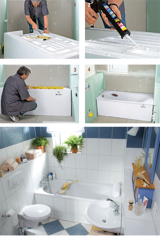 Insonorizzare la doccia bricoportale: fai da te e bricolage Costruire una vasca da bagno