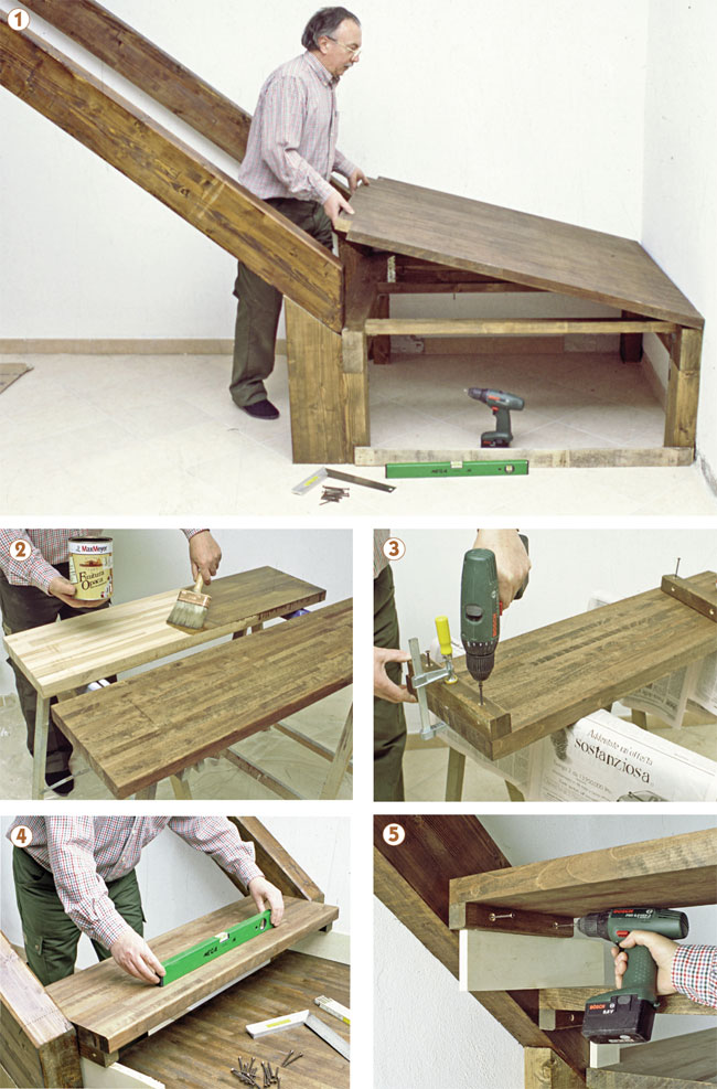 Scala in legno fai da te bricoportale: fai da te e bricolage Scale in legno da esterno