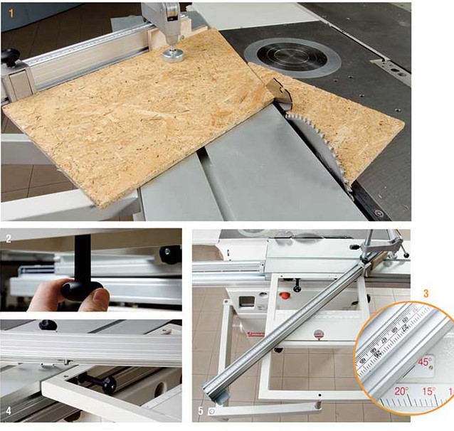 taglio obliquo combinata per legno