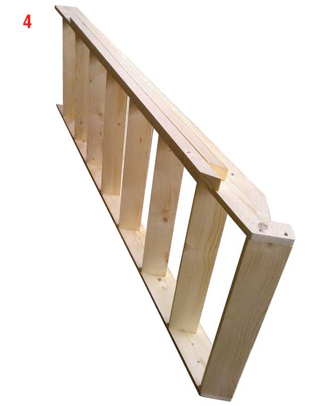 scaletta di legno