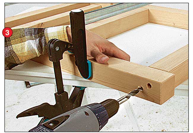 foratura di testa legno
