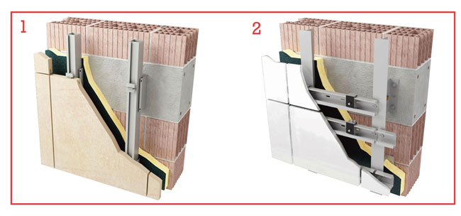 Facciata ventilata installazione bricoportale: fai da te e bricolage Parete ventilata legno