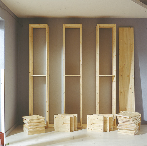 Libreria a moduli bricoportale: fai da te e bricolage Scaffalatura legno fai da te