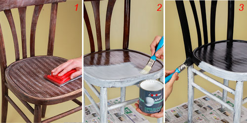 Verniciare sedie in legno – casamia idea di immagine Verniciare sedie in legno