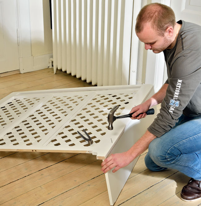 realizzazione grigliato in legno