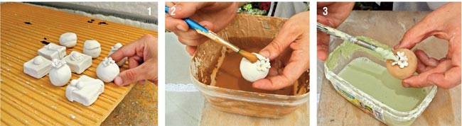 pasticcini di ceramica, come realizzare pasticcini di ceramica, modellare la creta, modellare l'argilla, ceramica