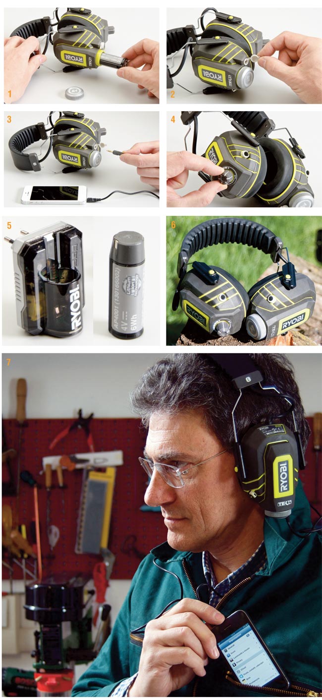 Cuffie antirumore Ryobi RP4530 - Bricoportale