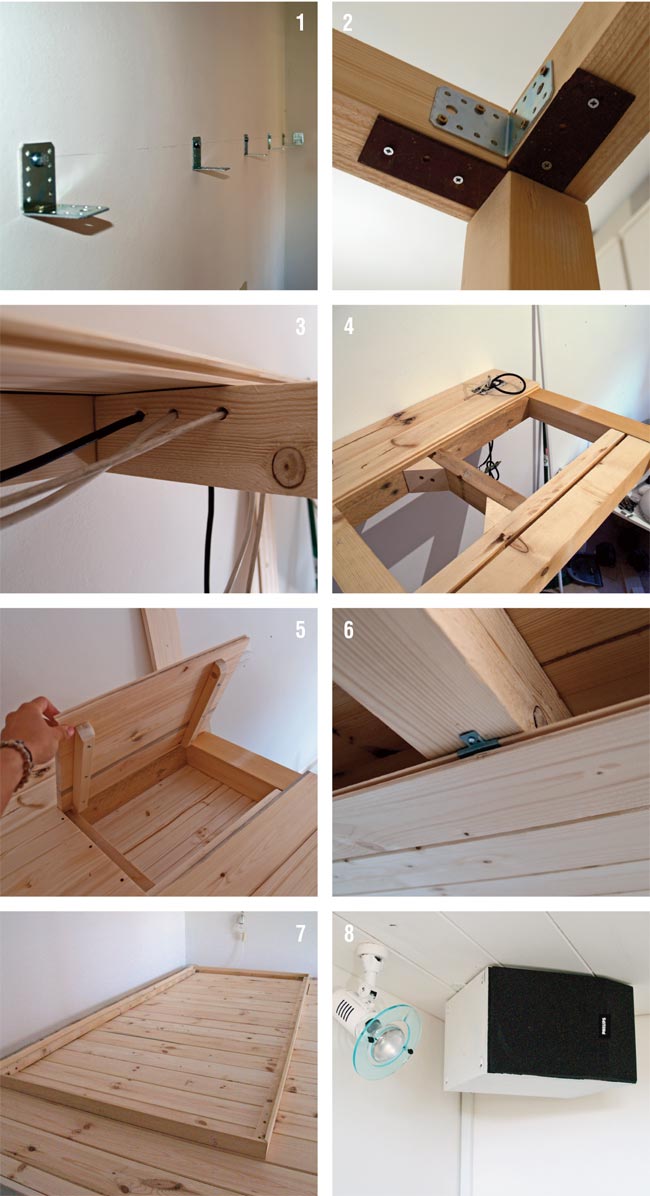 Soppalco fai da te in legno con scrivania annessa bricoportale ... Costruire con il legno fai da te