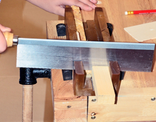 Taglio legno per bat box