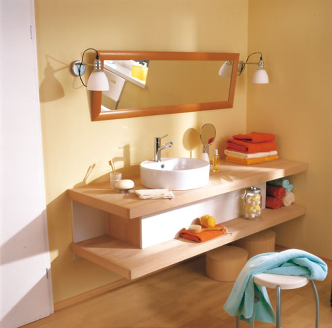 Come costruire un lavabo da appoggio bricoportale: fai da te e ... Progetti mobili fai da te