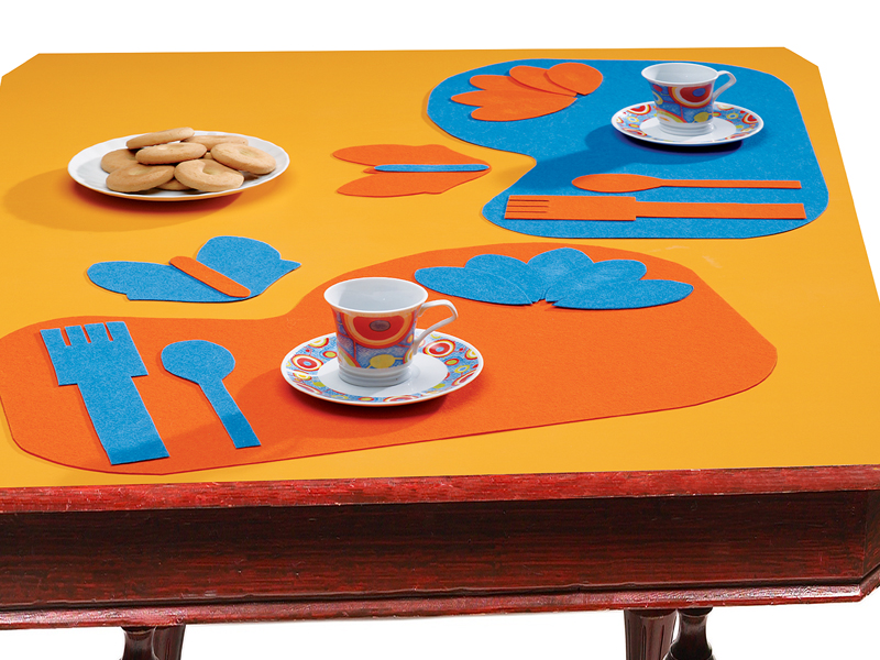 Per la colazione tovagliette di feltro bricoportale: fai da te e ... Tovagliette fai da te