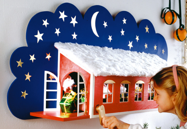 Casa di Babbo Natale con fabbrica di regali | Bricoportale