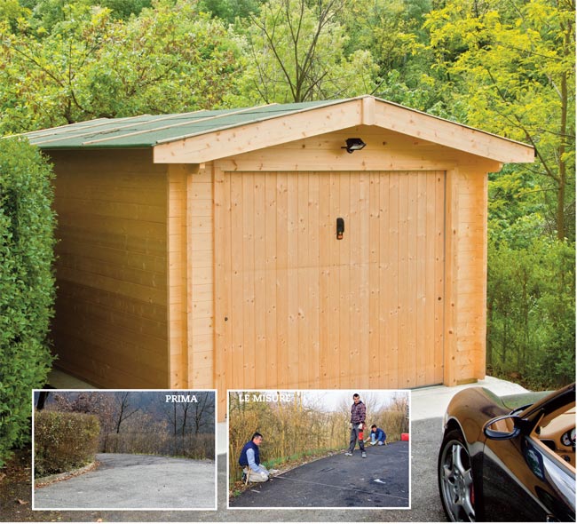 garage in legno