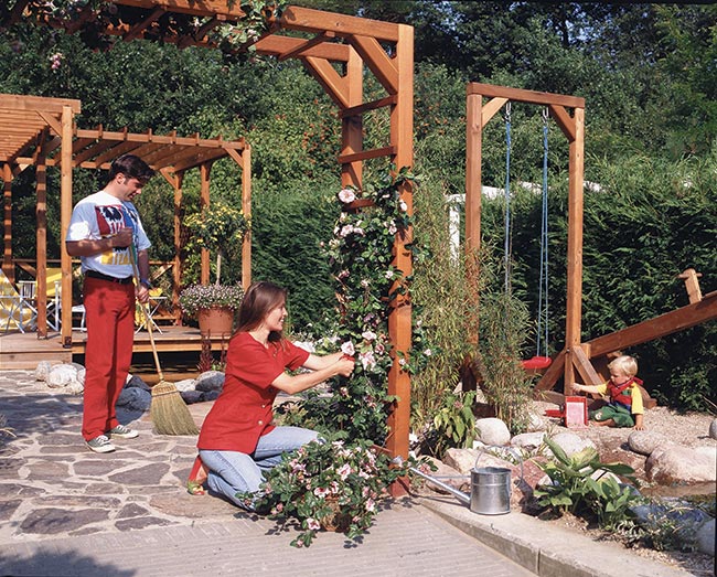 Pergolato fai da te per fiori rampicanti bricoportale: fai da te e ... Fare un pergolato