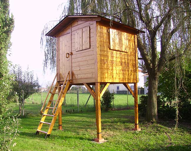 Come costruire una palafitta in legno per bambini Come costruire una casa in miniatura