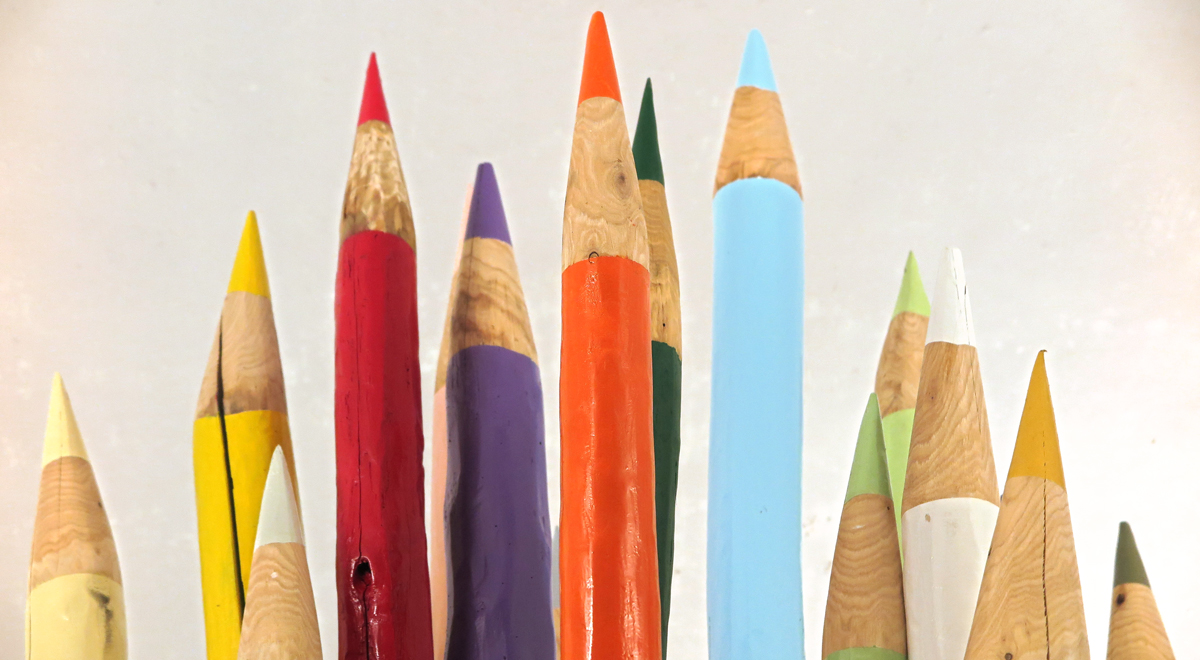 matite giganti colorate