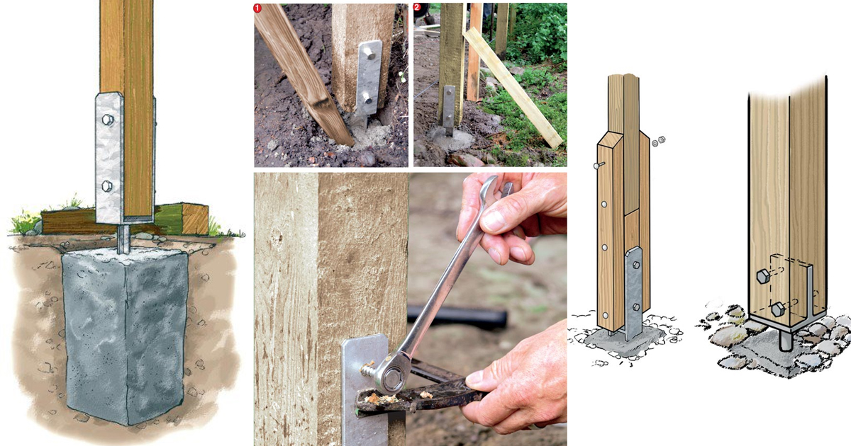 Come piantare un palo stabile e duraturo bricoportale for Costruire un cancello in legno fai da te