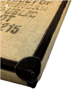 Cesto PortaLegna In Vimini Con Rivestimento In Juta - Stile Antico, 43x43x31 Cm