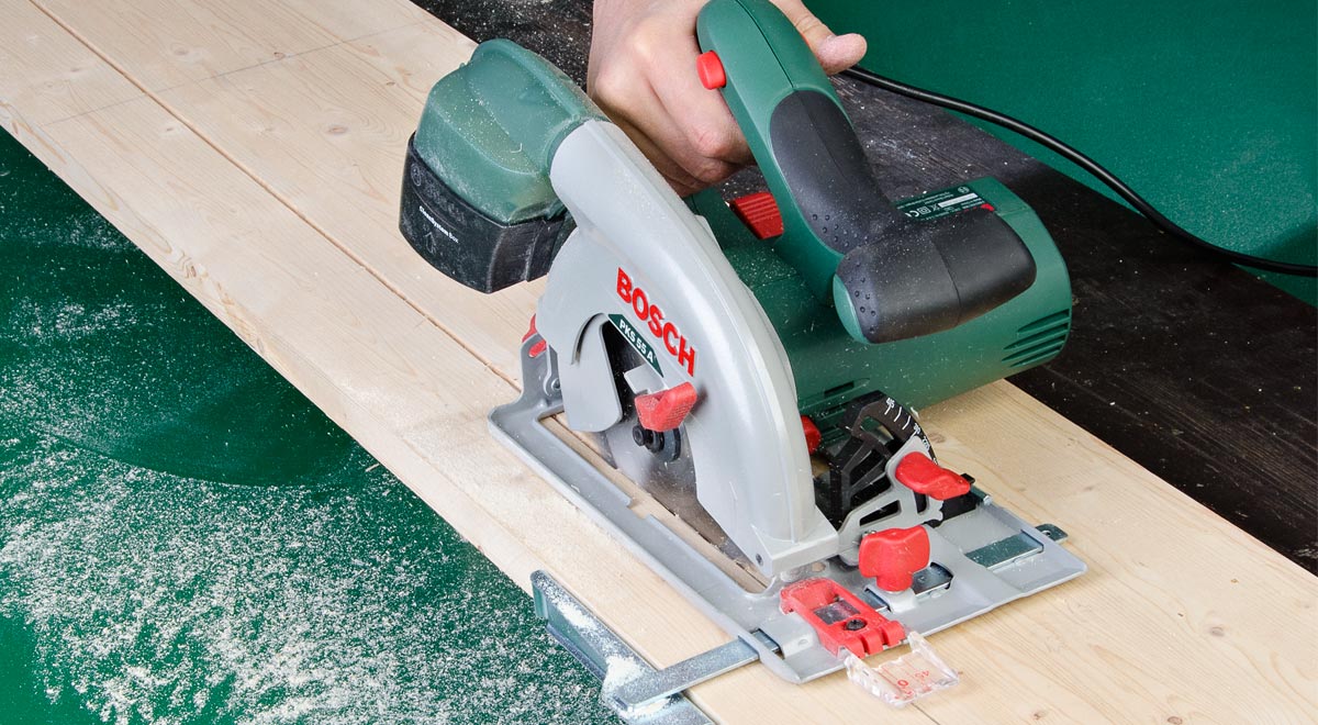 Sega Circolare Bosch PKS 55A 1200W - 160 Mm, Per Taglio Legno, Alluminio E Acciaio, Compatta E Potente - Foto 13