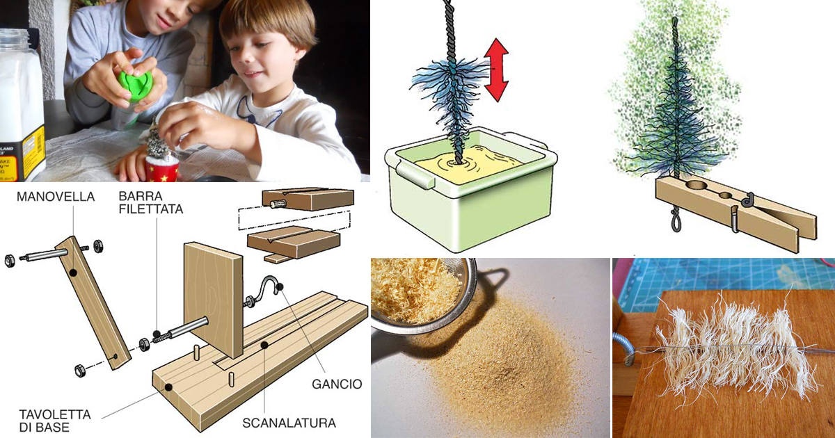 Alberi in miniatura fai da te | Utili per decorare il presepe