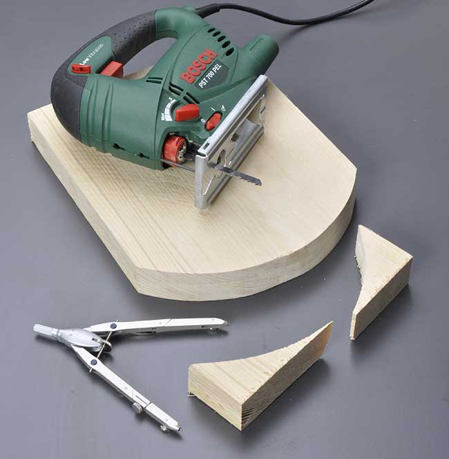 taglio legno con seghetto alternativo
