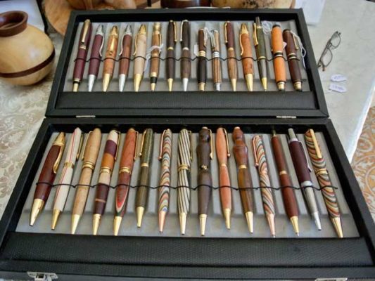 Kopinma Kit Per Tornitura Del Legno - 20 Penne In Legno Pre-forate Da 7 Mm, Per Creare Penne Fai Da Te