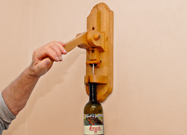 Apribottiglie da Parete a Bottone di Birra Apertura Accessorio da Bar o Casa per il Tappo Buon Regalo per Padre e Amici 4 Psc