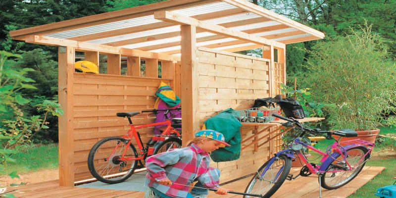 Ricovero per biciclette fai da te in legno - Bricoportale