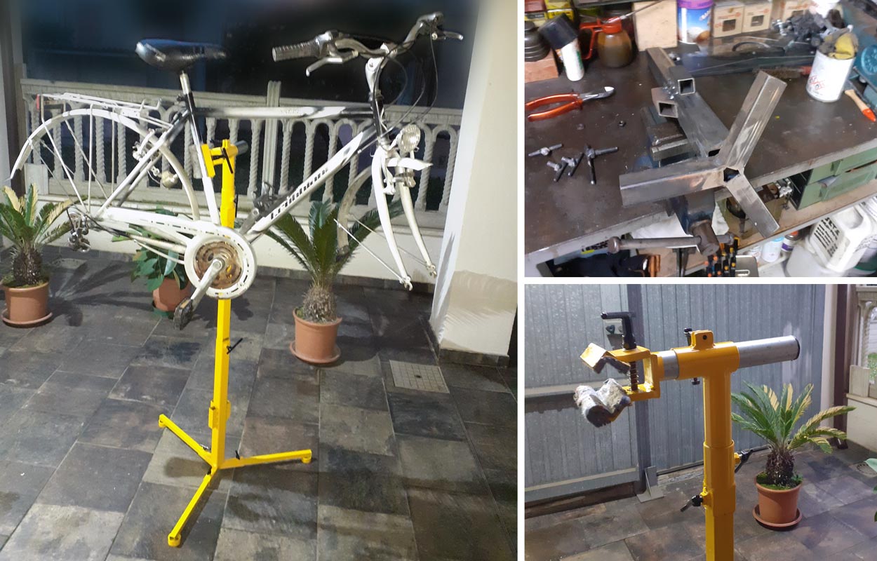 Cavalletto Manutenzione Bici Bici Fai Da Te Cavalletto Centrale